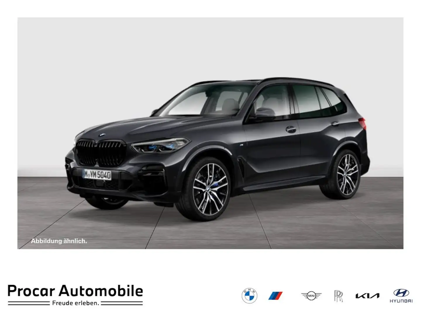 BMW X5 xDrive30d M SPORT+AHK+HuD+PANO+STANDHZG+DA PROF Gris - 1