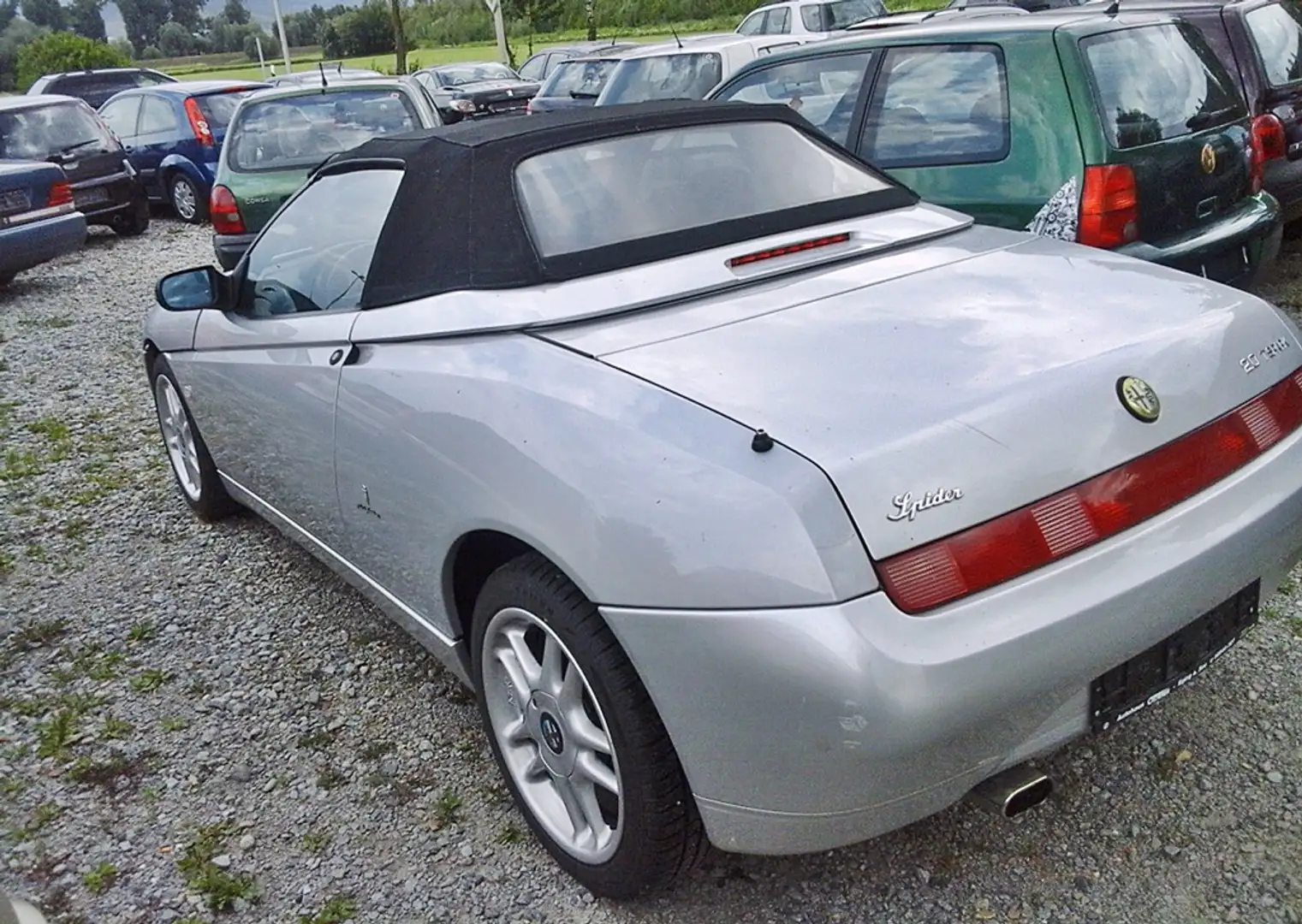Alfa Romeo Spider TS/ Leder+Klima+Alu/ZR neu/TUV NEU/ elekt. Verdeck Silber - 2