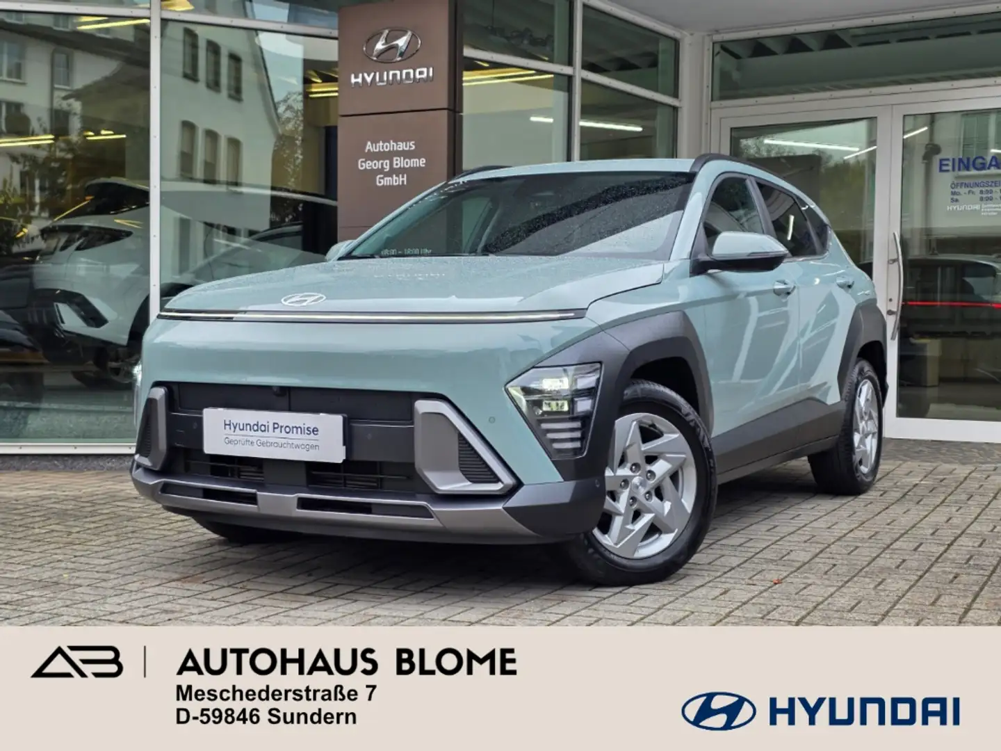 Hyundai KONA 1.0 T-GDI Trend, Winterräder, Voll-LED, 360°, Navi Vert - 1