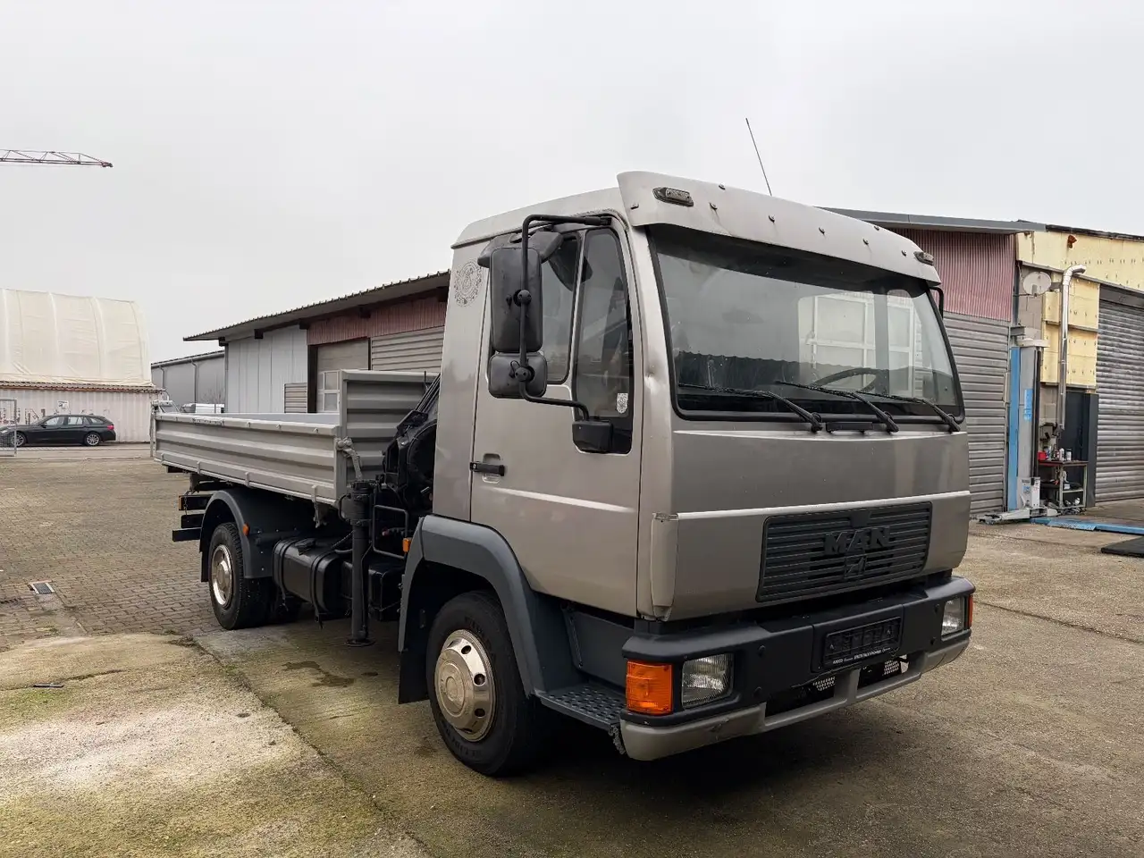 MAN L2000 Dreiseitenkipper Kran Hiab 060-2 TÜV NEU, foto 3