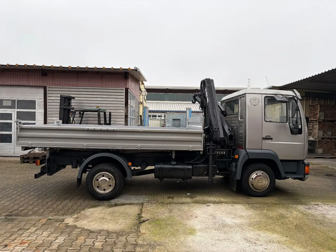 MAN L2000 Dreiseitenkipper Kran Hiab 060-2 TÜV NEU, foto 4