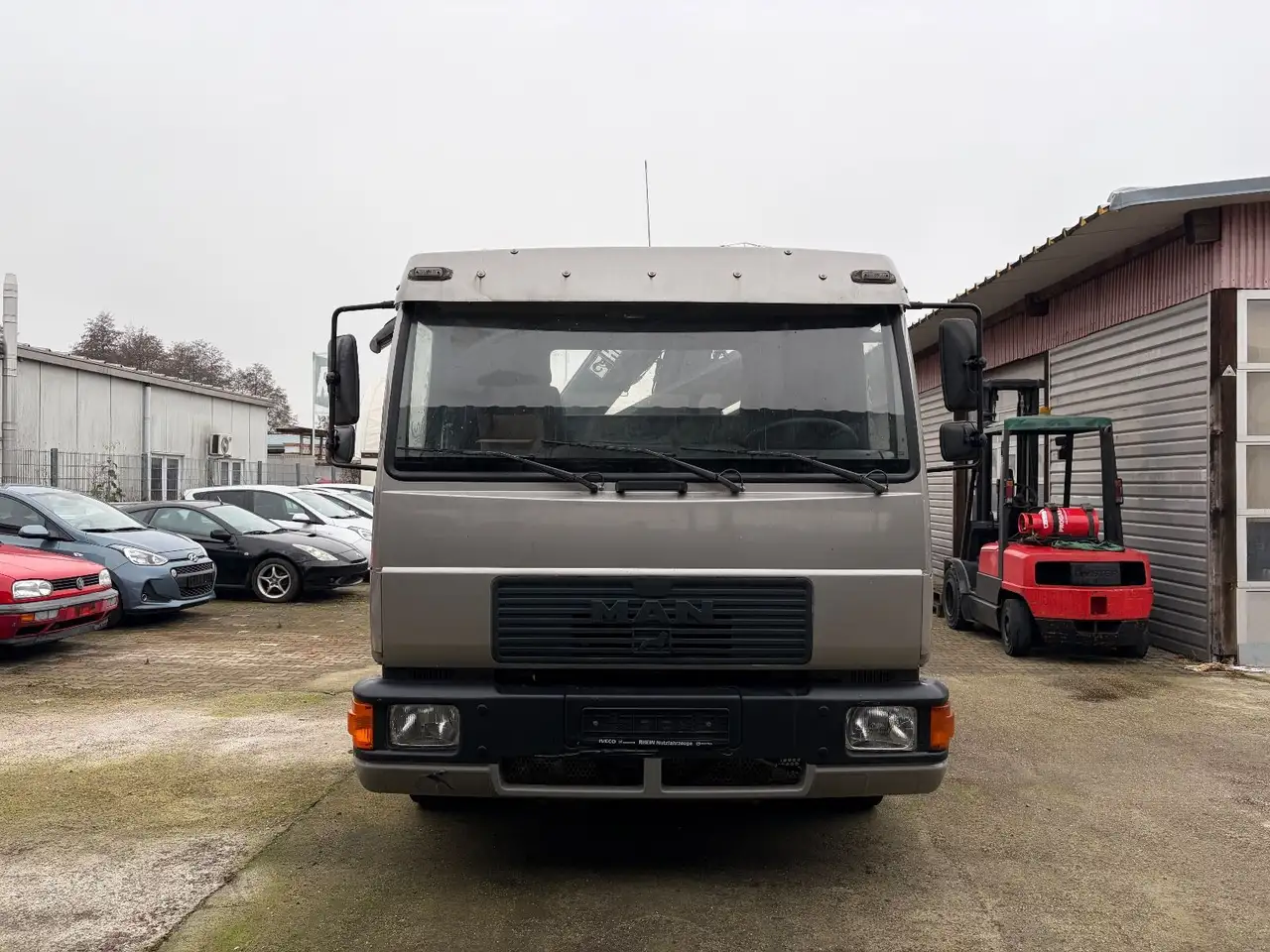 MAN L2000 Dreiseitenkipper Kran Hiab 060-2 TÜV NEU, foto 2