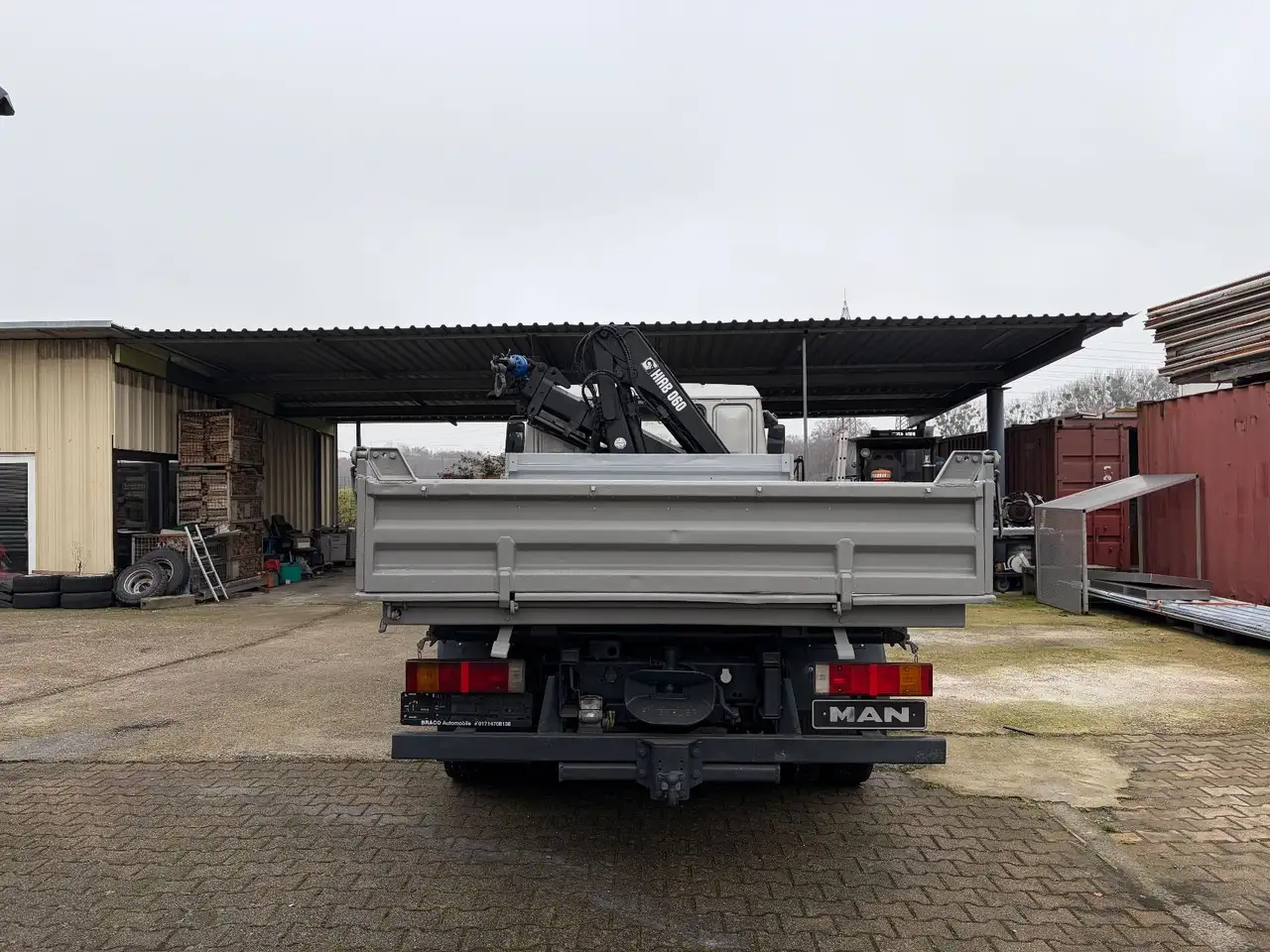 MAN L2000 Dreiseitenkipper Kran Hiab 060-2 TÜV NEU, foto 6
