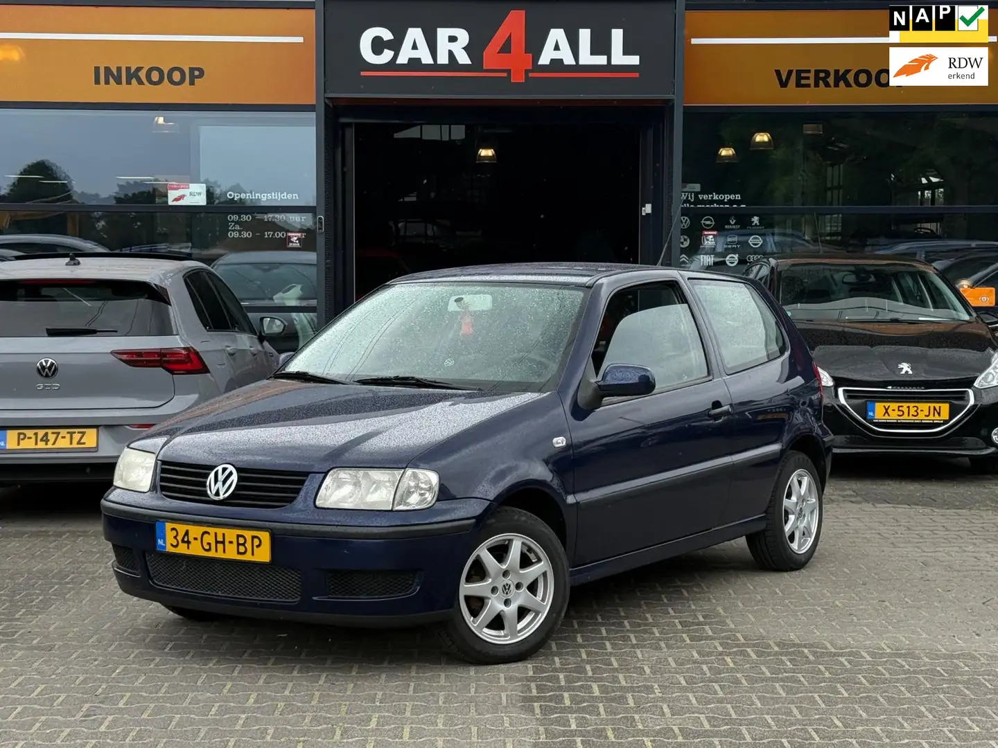 Volkswagen Polo 1.4 Trendline BLUETOOTHSCHERM/STUURBKRTING/NAP/APK Blu/Azzurro - 1