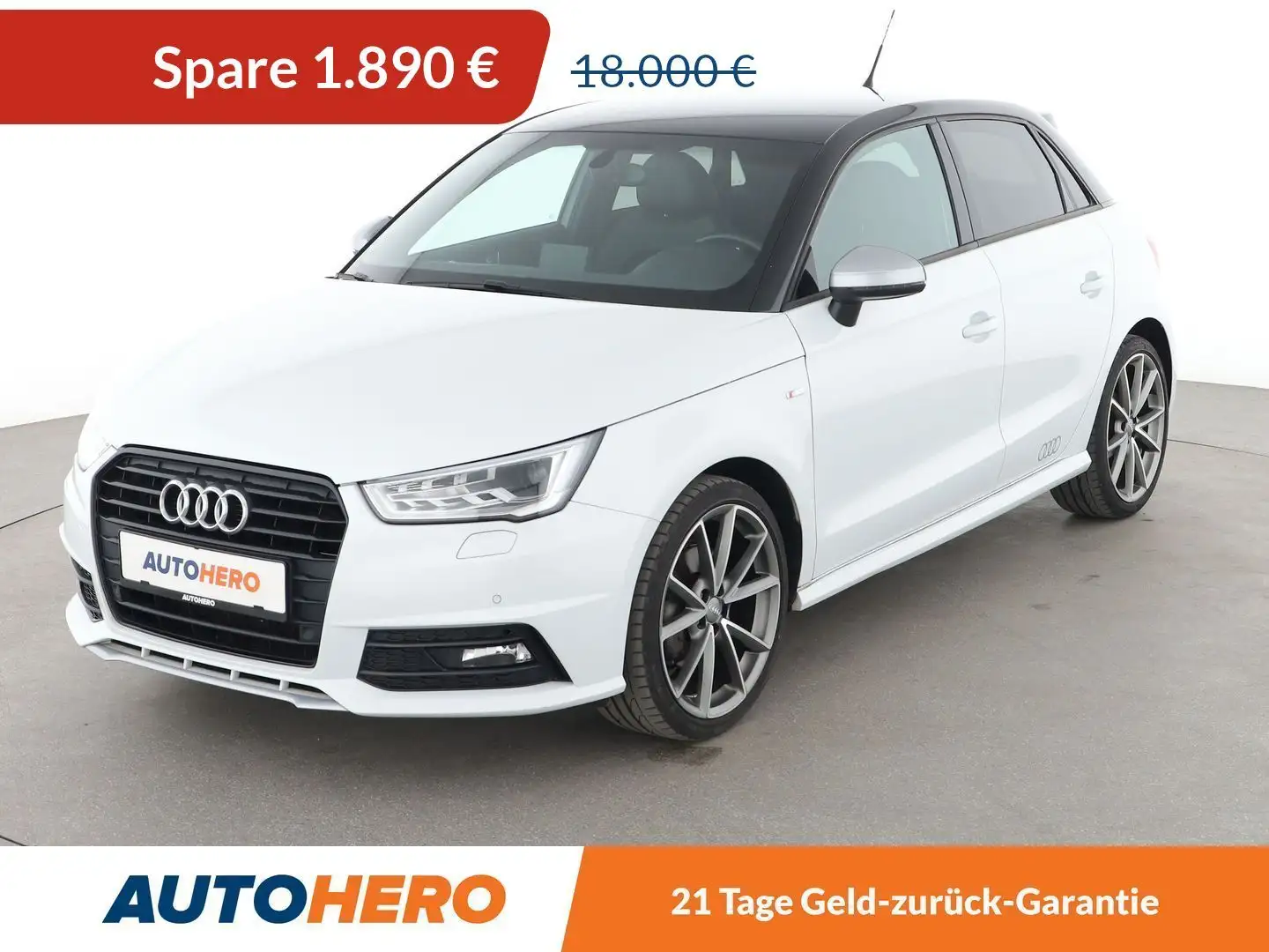 Audi A1 1.4 TFSI Sport*BOSE*XENON*PDC*SHZ*KLIMA*ALU* Weiß - 1