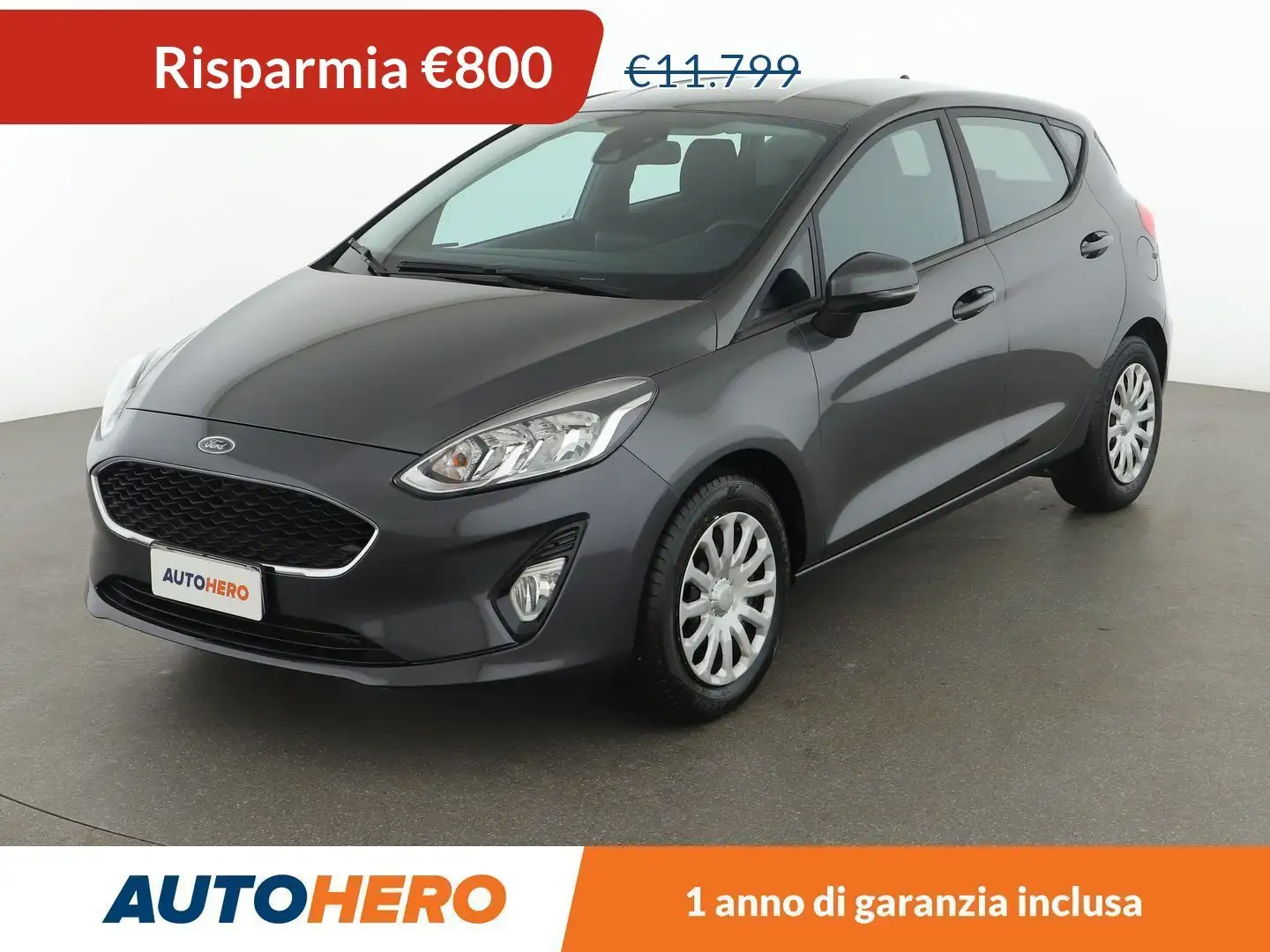Ford Fiesta 1.1 Plus 85 CV Grigio - 1