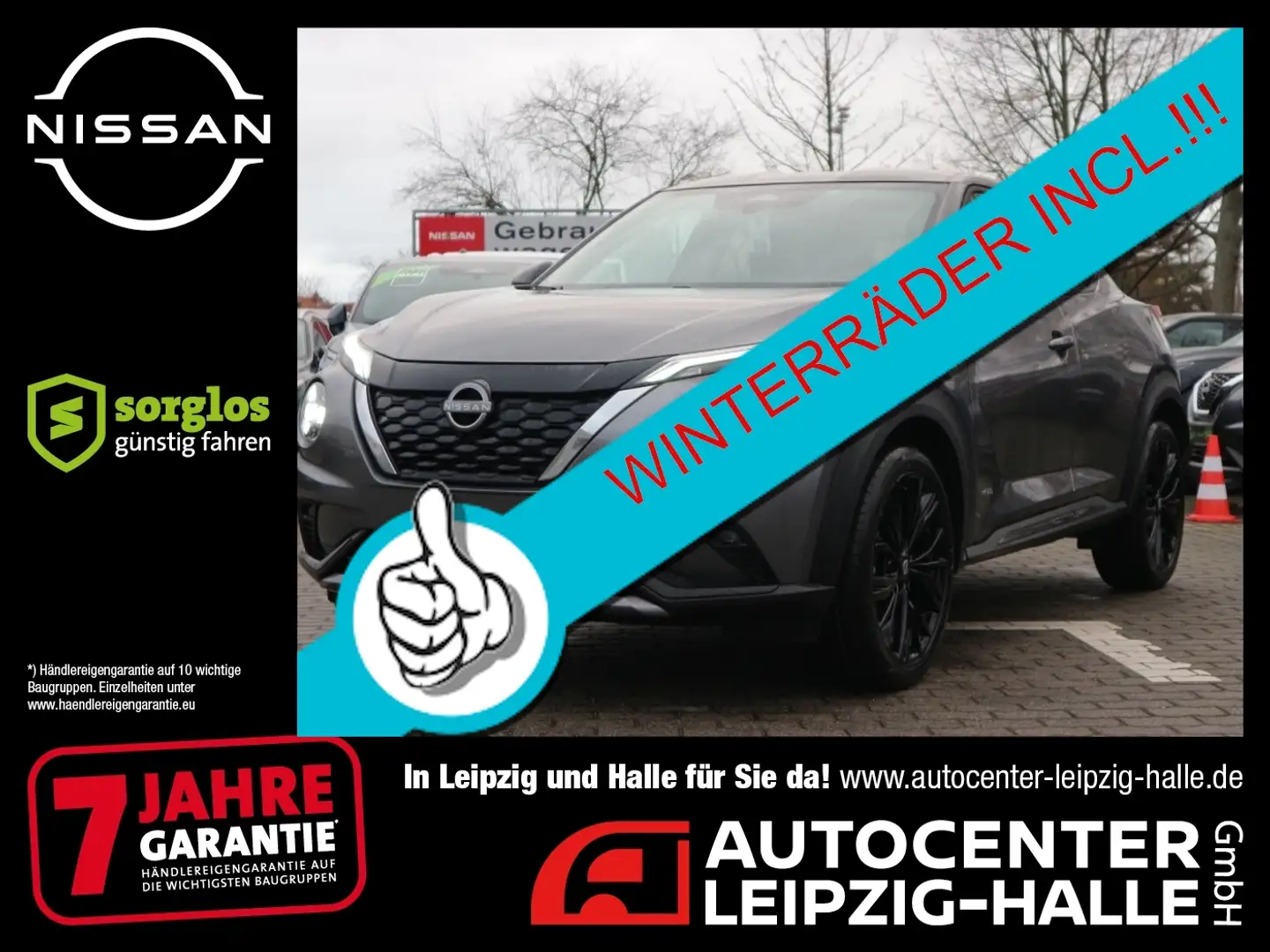 Nissan Juke N-SPORT 1.0 DIG-T 6MT Winterräder inkl Grijs - 1