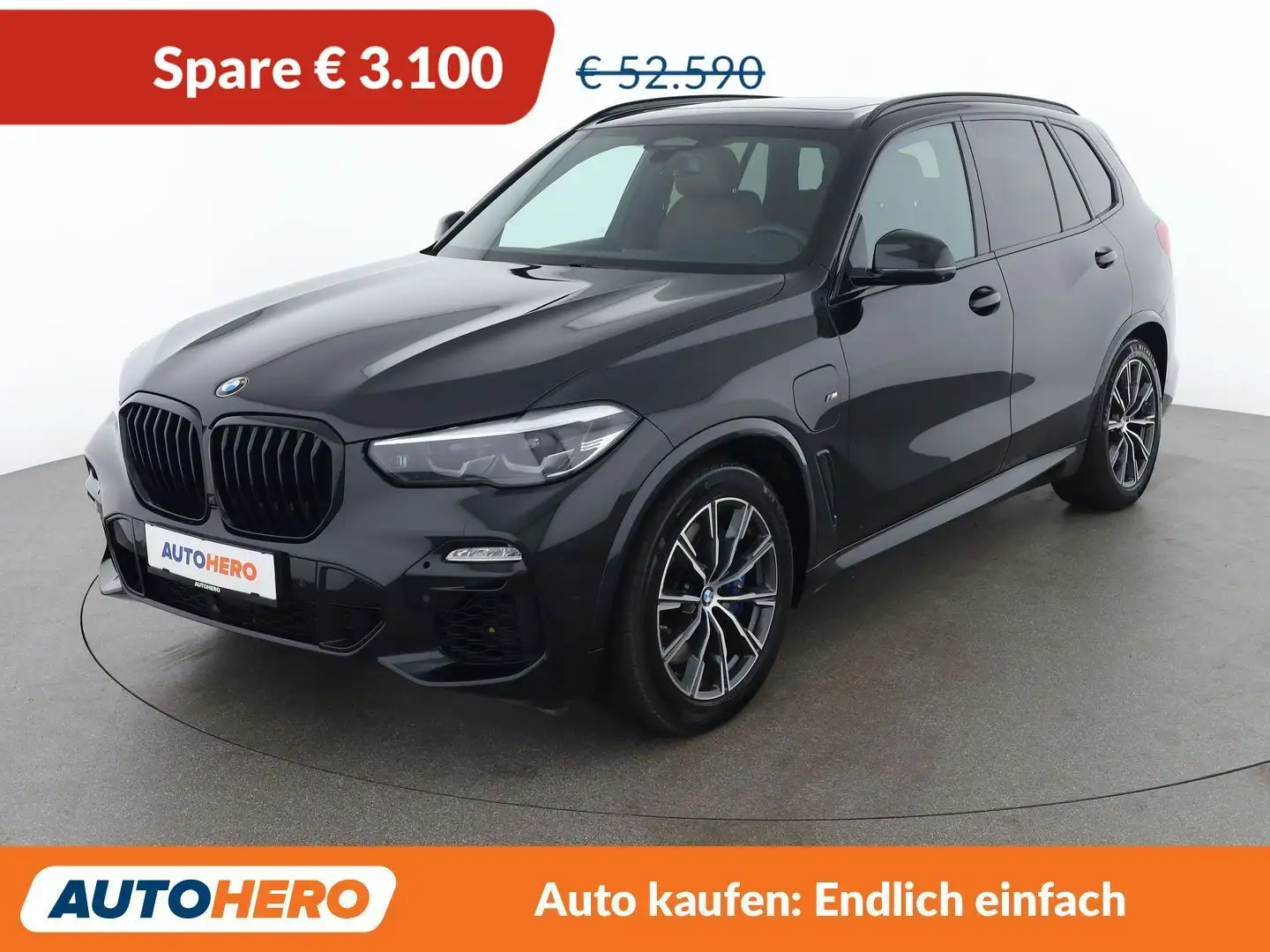 BMW X5 xDrive 45e M Sport Schwarz - 1