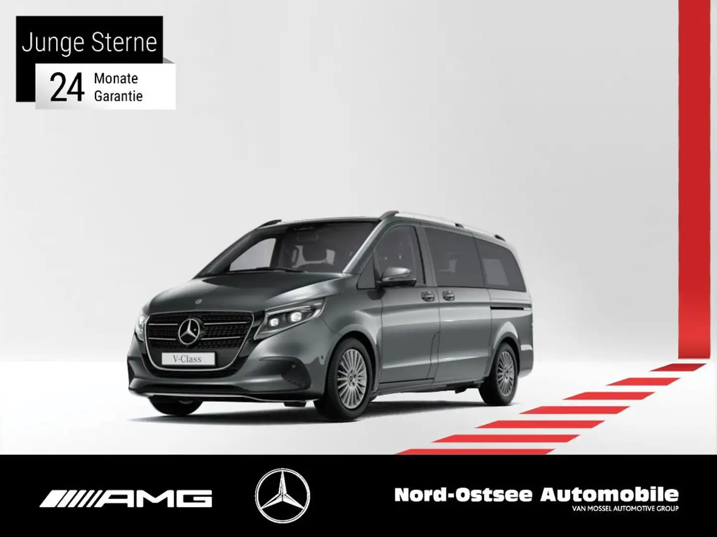 Mercedes-Benz V 220 d STYLE DISTR SHZG AHK NAVI KLIMA KAMERA Grau - 1
