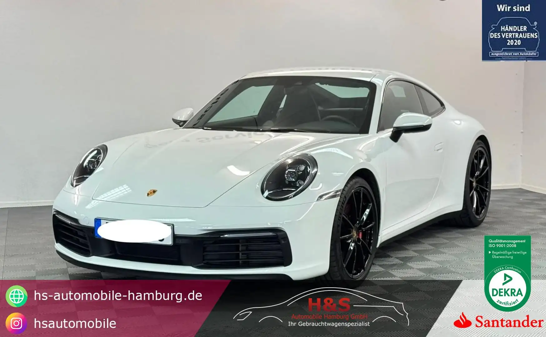 Porsche 911 Carrera 4 S Білий - 1