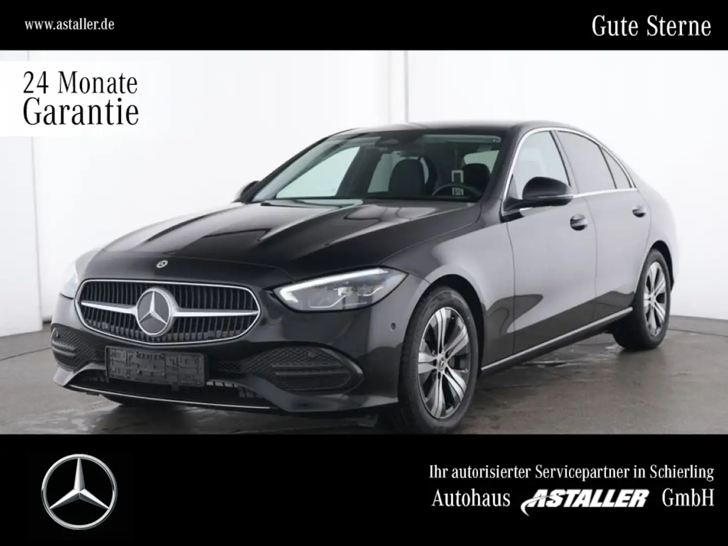 Mercedes-Benz C 200 Avantgarde 2x MBUX+Led+AHK+Kam+WiPa Schwarz - 1