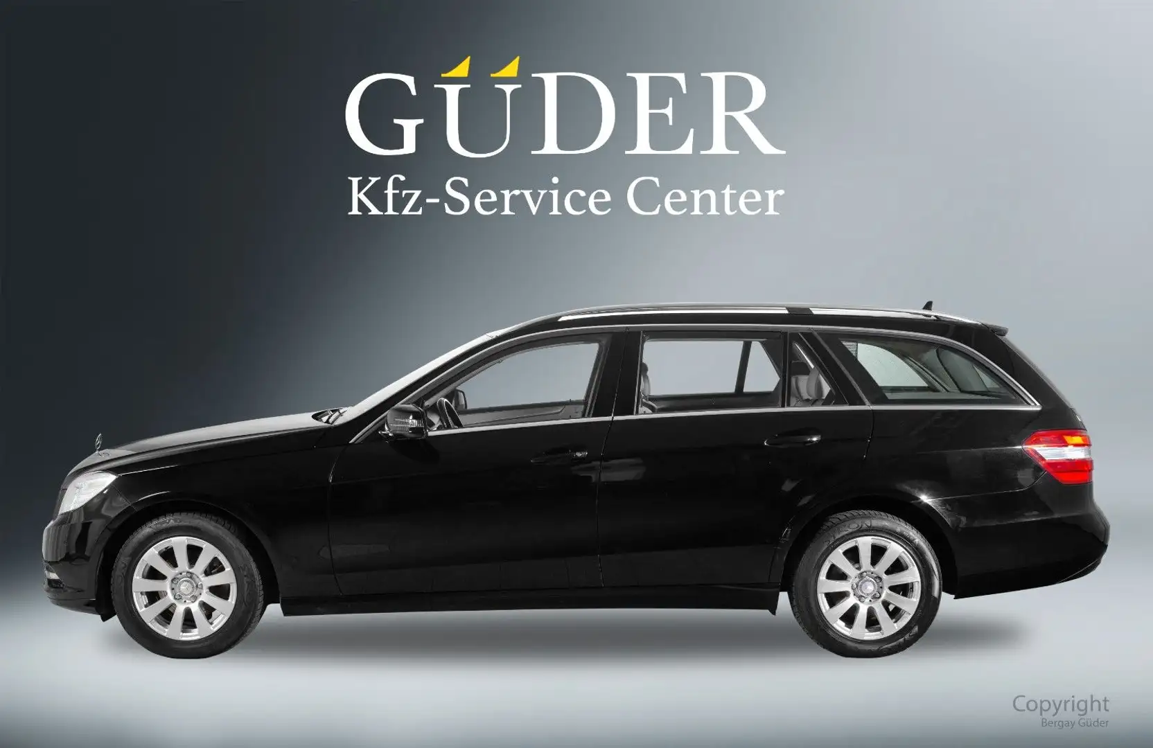 Mercedes-Benz E 200 CGI/Motor Neu/Turbolader Neu/Scheckheft Schwarz - 1