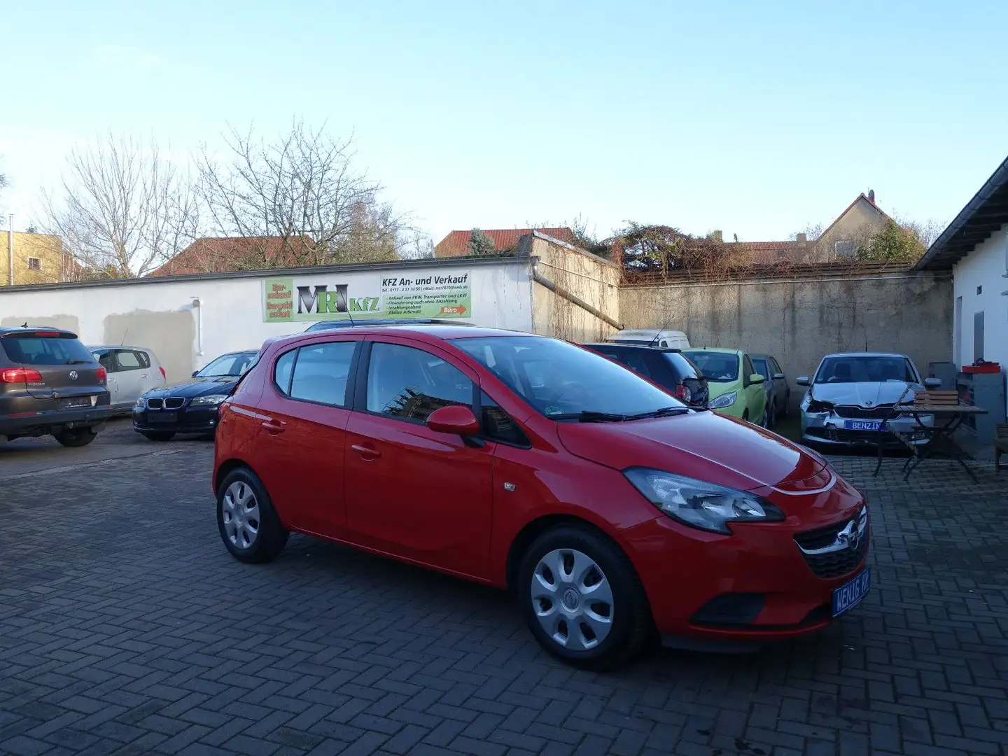 Opel Corsa E 1,4/101 PS Edition, EU6, fahrbereit !! Rot - 1