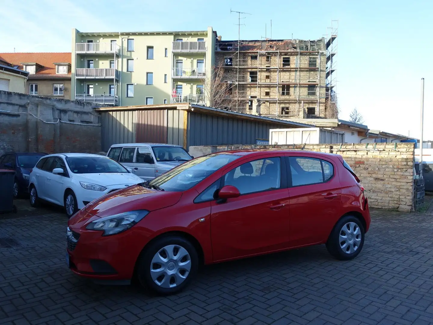 Opel Corsa E 1,4/101 PS Edition, EU6, fahrbereit !! Rot - 2