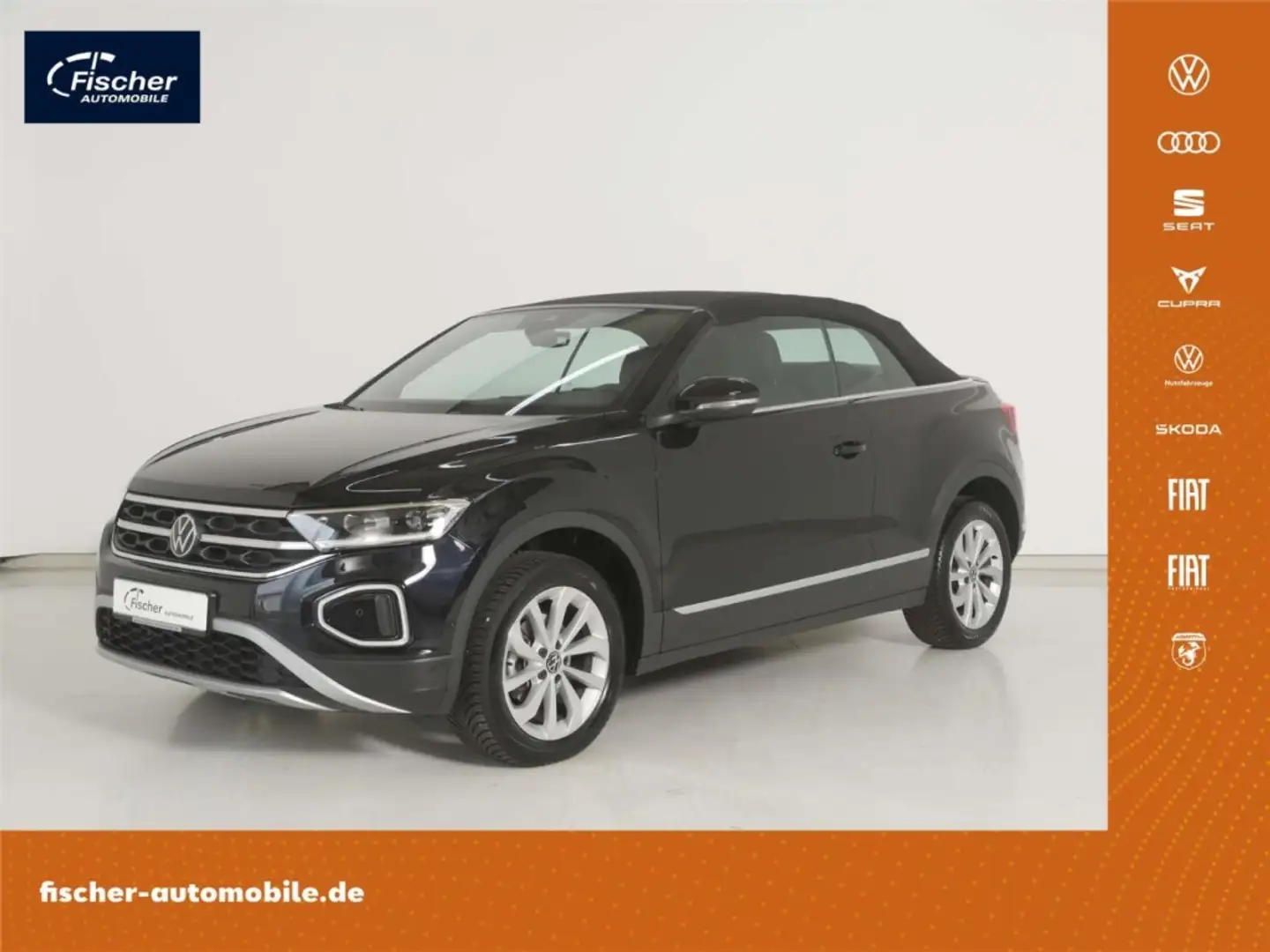 Volkswagen T-Roc Cabriolet 1.5 TSI Style DSG NAV/LED/RFK Schwarz - 1