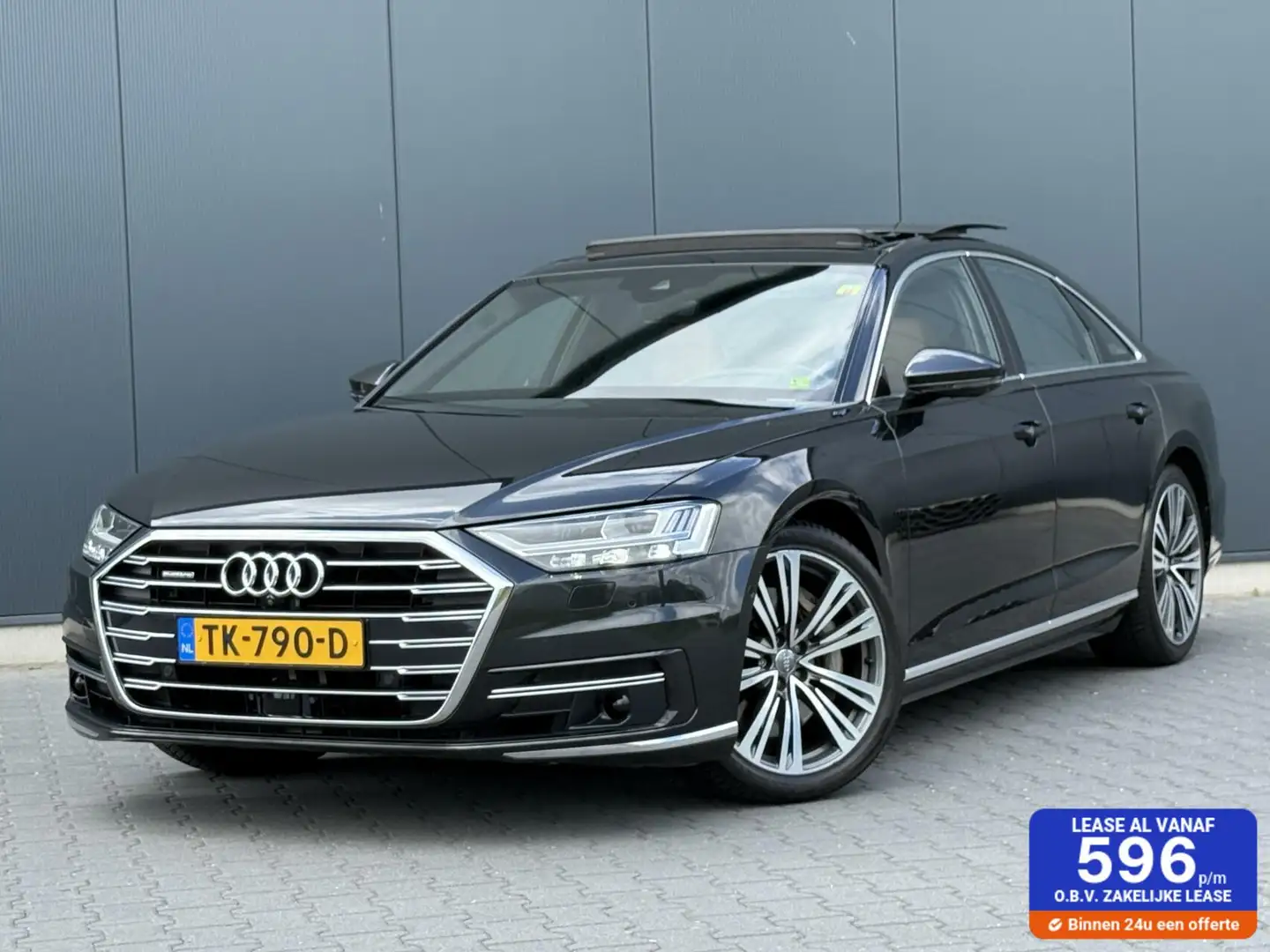 Audi A8 55 TFSI Quattro Pro Line Plus S-Line - Pano - Led Grijs - 1