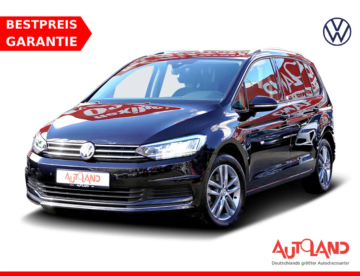 Volkswagen Touran 1.5 TSI DSG IQ.DRIVE LED Navi AHK ACC PDC Noir - 1