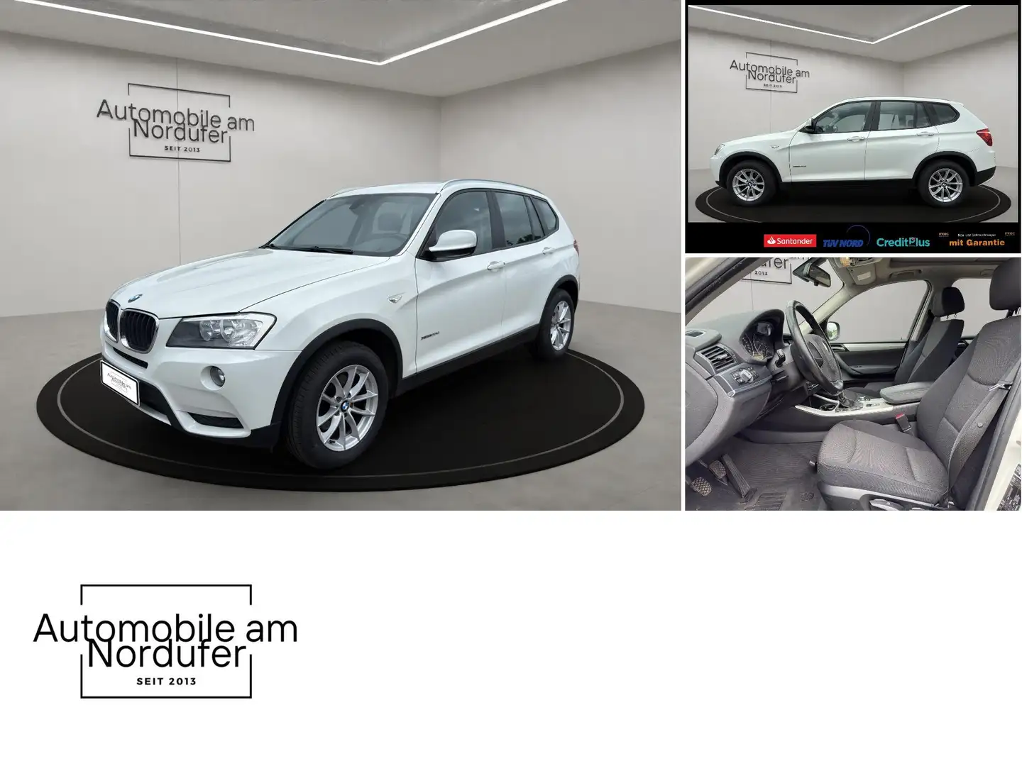 BMW X3 xDrive 20 d-2Hand-Navi-Panoramadach-PDC-Bluetooth Blanc - 2