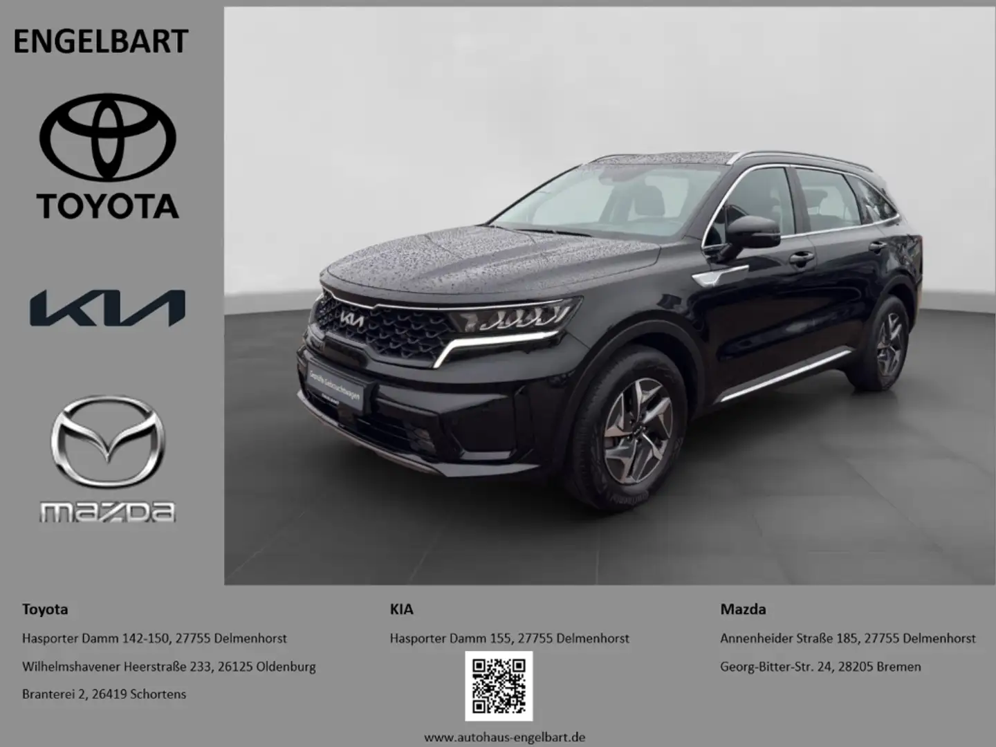 Kia Sorento Edition 7 2WD LED CarPlay Anhängerkupplung Negro - 1