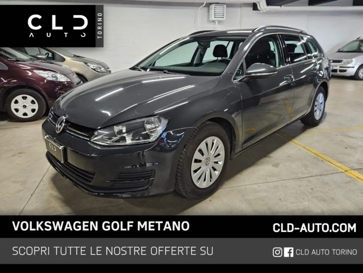Volkswagen Golf Variant 1.4 TGI BlueMotion Grigio - 1