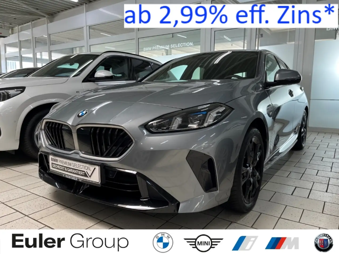 BMW 118 d F70 M Sport AHK ad.M-FW Durchlade Sonnenschutz S Grau - 1
