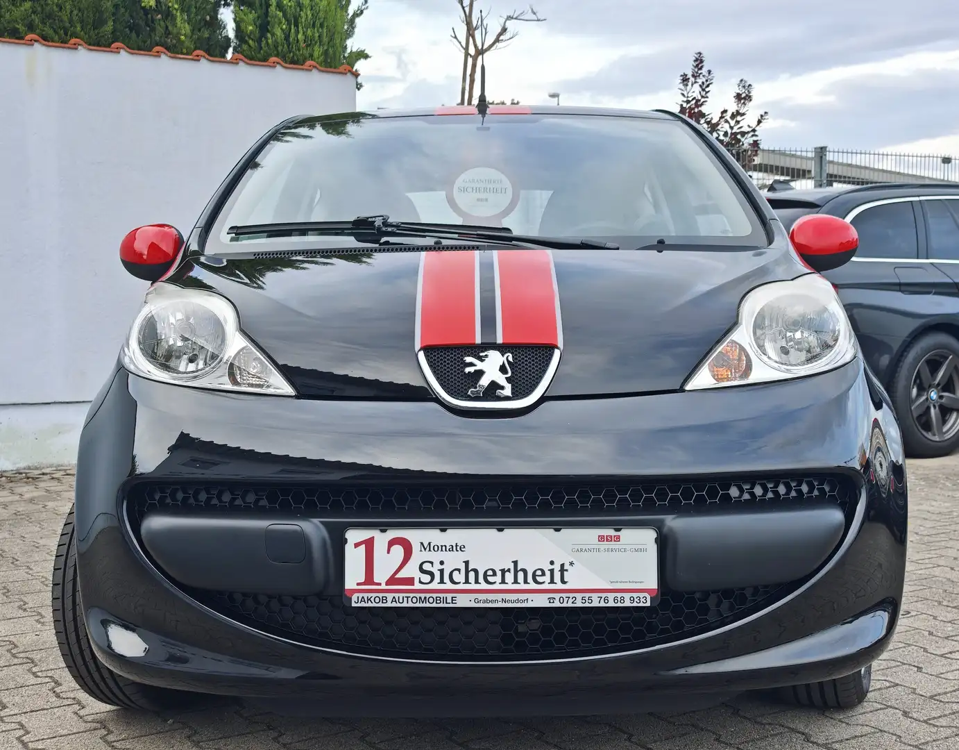Peugeot 107 TÜV Neu, Klima, nur 64tkm, aus 1 Hand Noir - 2