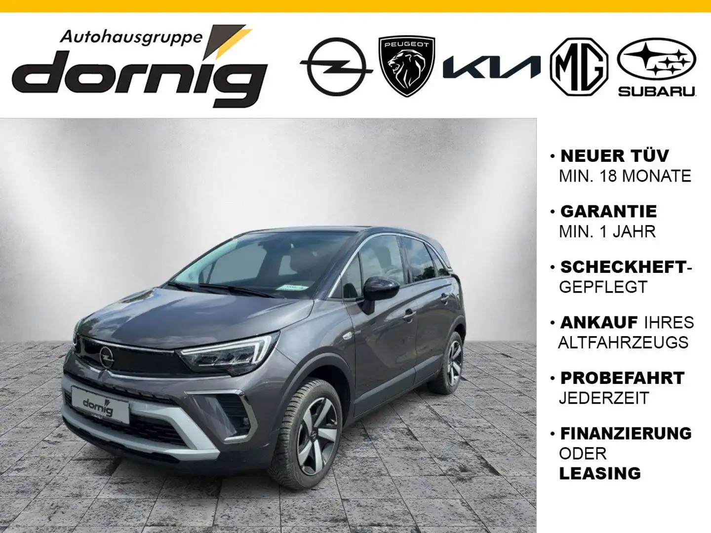 Opel Crossland X Crossland Elegance, Winterpaket,AHK Gris - 1