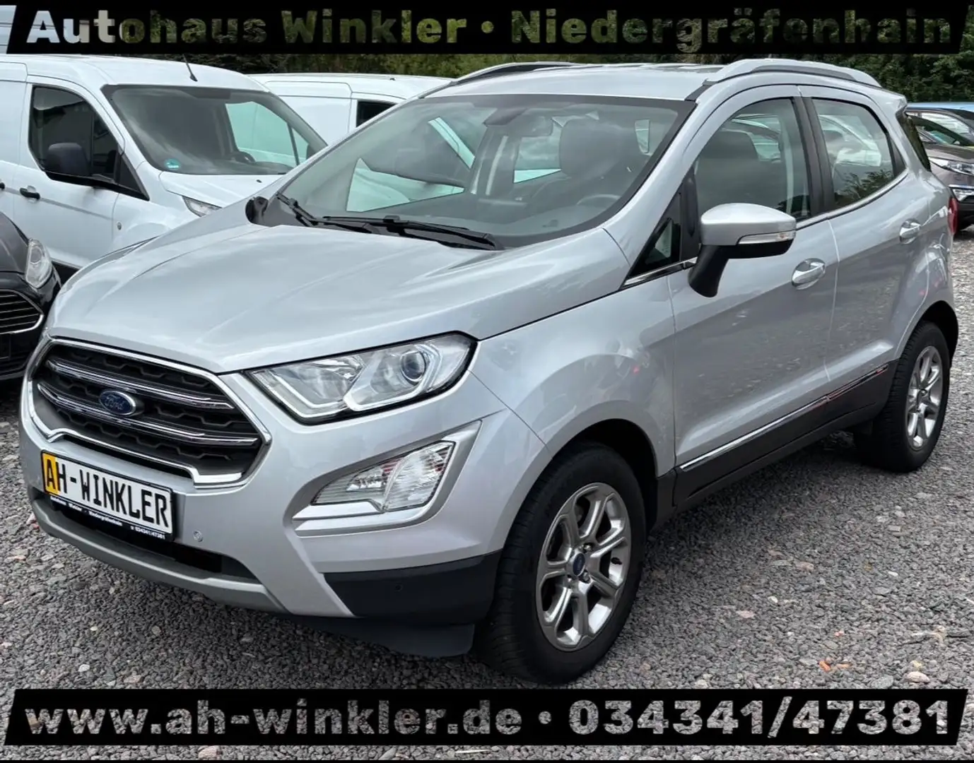 Ford EcoSport Titanium Automatik Winterpaket Navi Zilver - 1