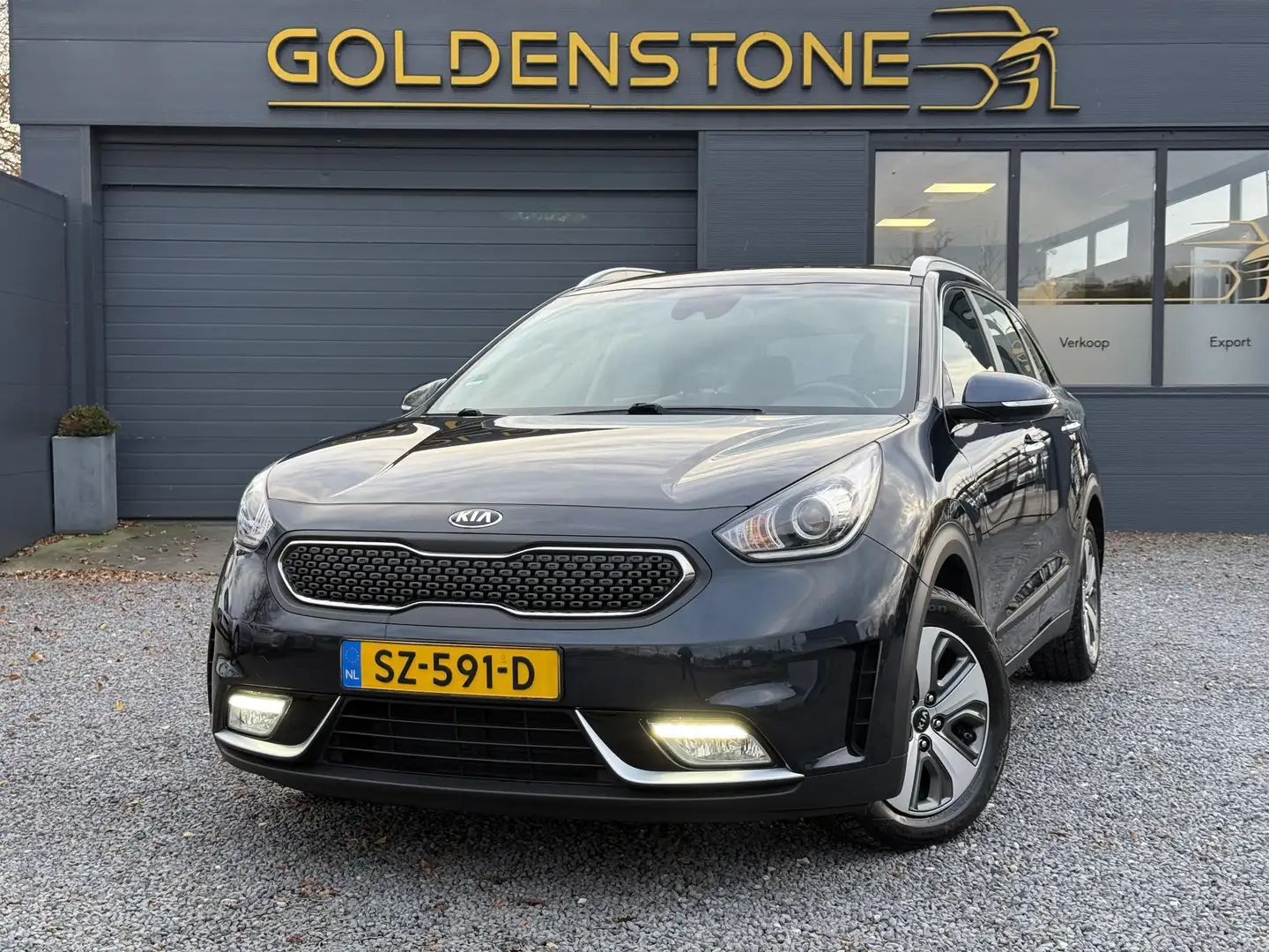 Kia Niro 1.6 GDi Hybrid DynamicLine 1e Eigenaar,Navi,Camera Bleu - 1