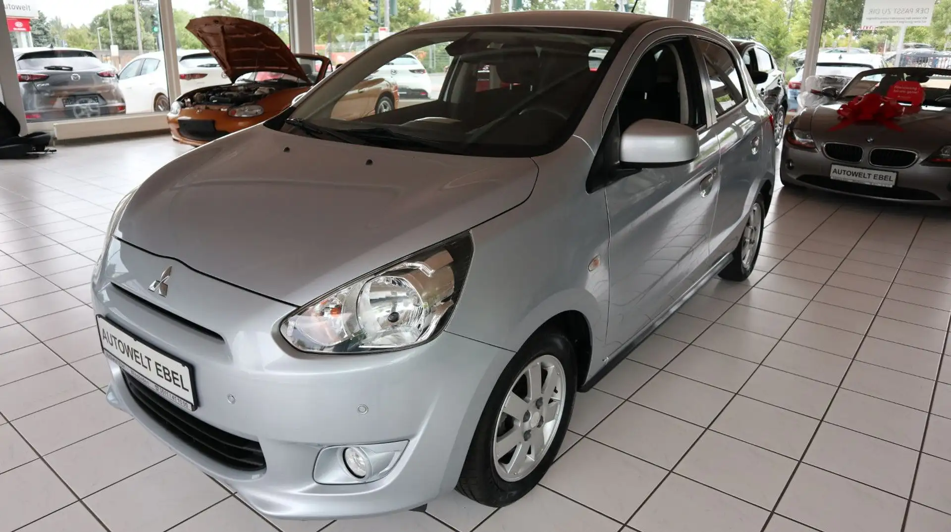 Mitsubishi Space Star *80PS*PDC V+H*SHZ*FREISPRECH*INSP. NEU Argento - 1