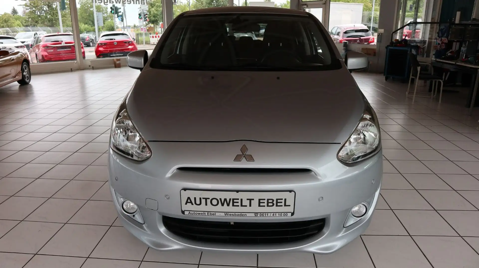 Mitsubishi Space Star *80PS*PDC V+H*SHZ*FREISPRECH*INSP. NEU Argento - 2