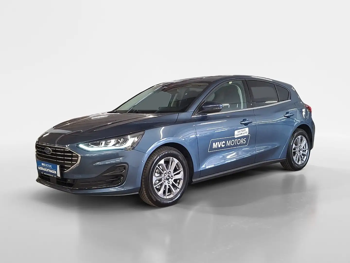 Ford Focus 1,0 EcoBoost Hybrid ST-Line Design Blauw - 1