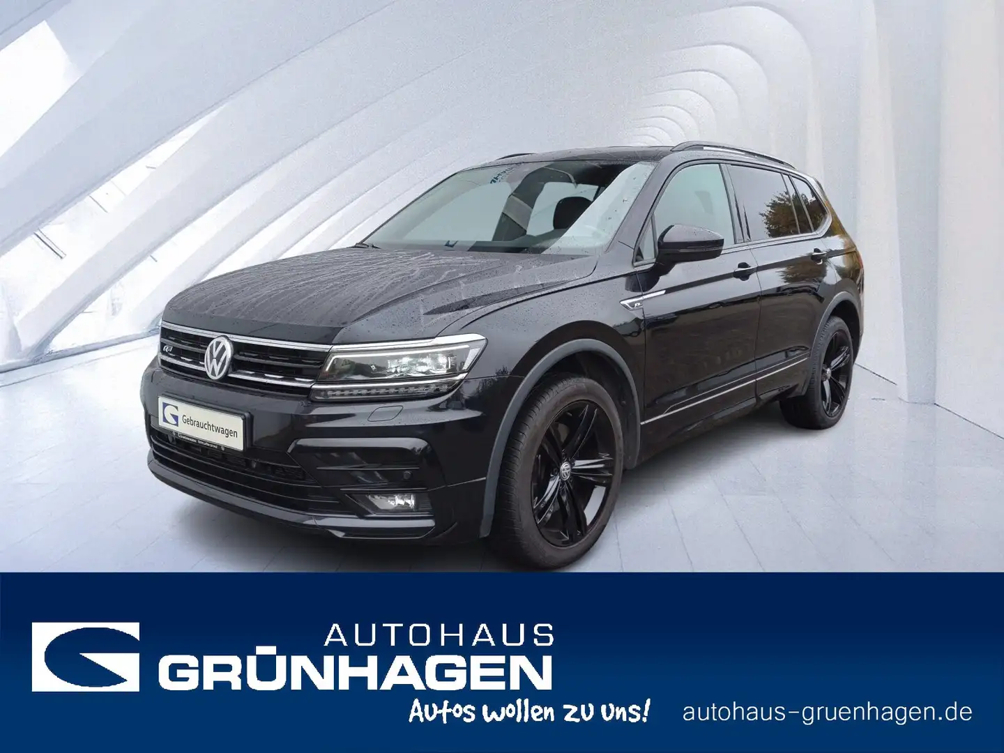 Volkswagen Tiguan Allspace Tiguan Allspace 2.0 TDI Highline 4Motion DSG-ACC Zwart - 1