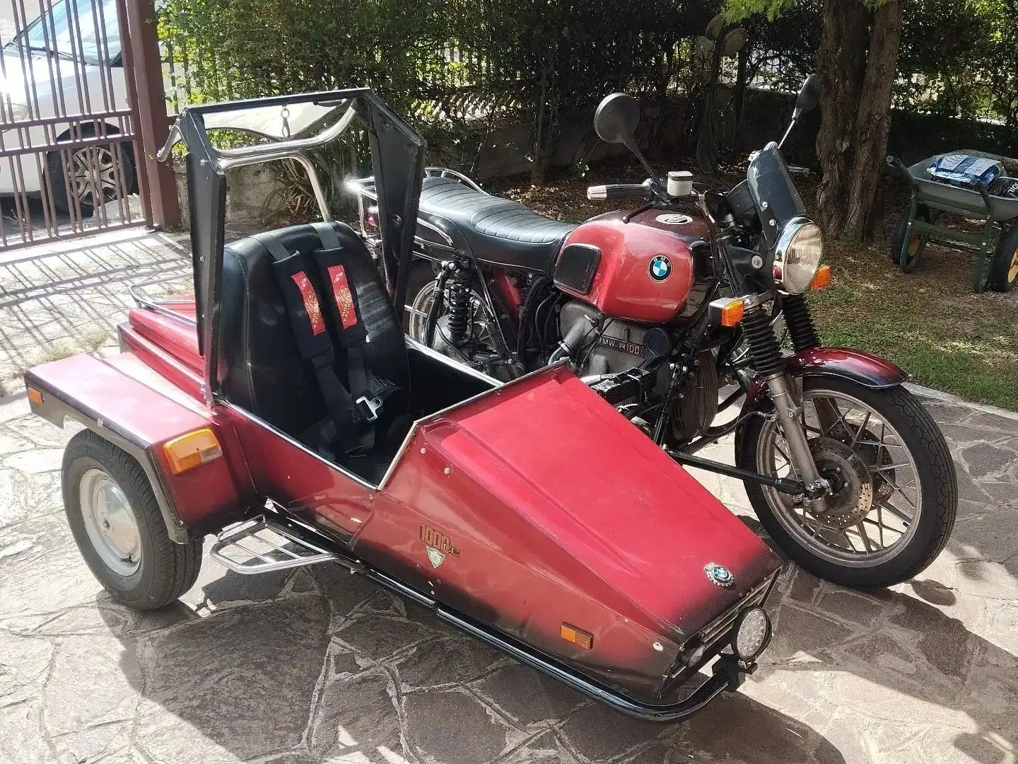 BMW R 100/7 Sidecar Красный - 1