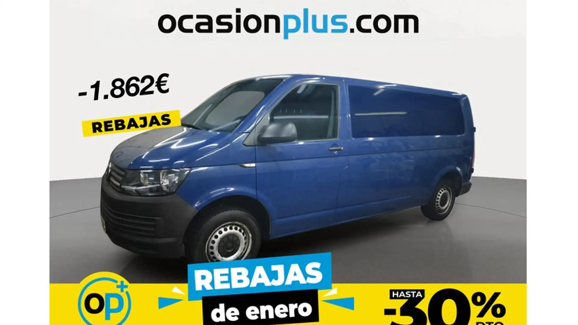Volkswagen Transporter Furgón 2.0TDI SCR BMT Largo 110kW Bleu - 1