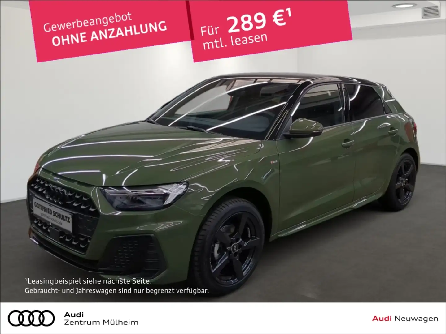 Audi A1 Sportback 25 TFSI S lineDigitales Cockpit Soundsys Grün - 1