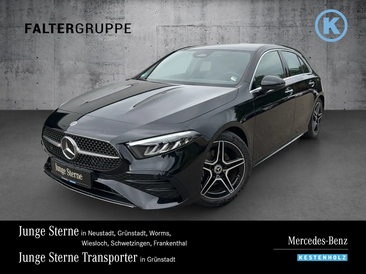 Mercedes-Benz A 200 A 200 AMG+AHK+KAM+AMBI+SOUND+LENKHZ+SPUR/BREMS LED Schwarz - 1