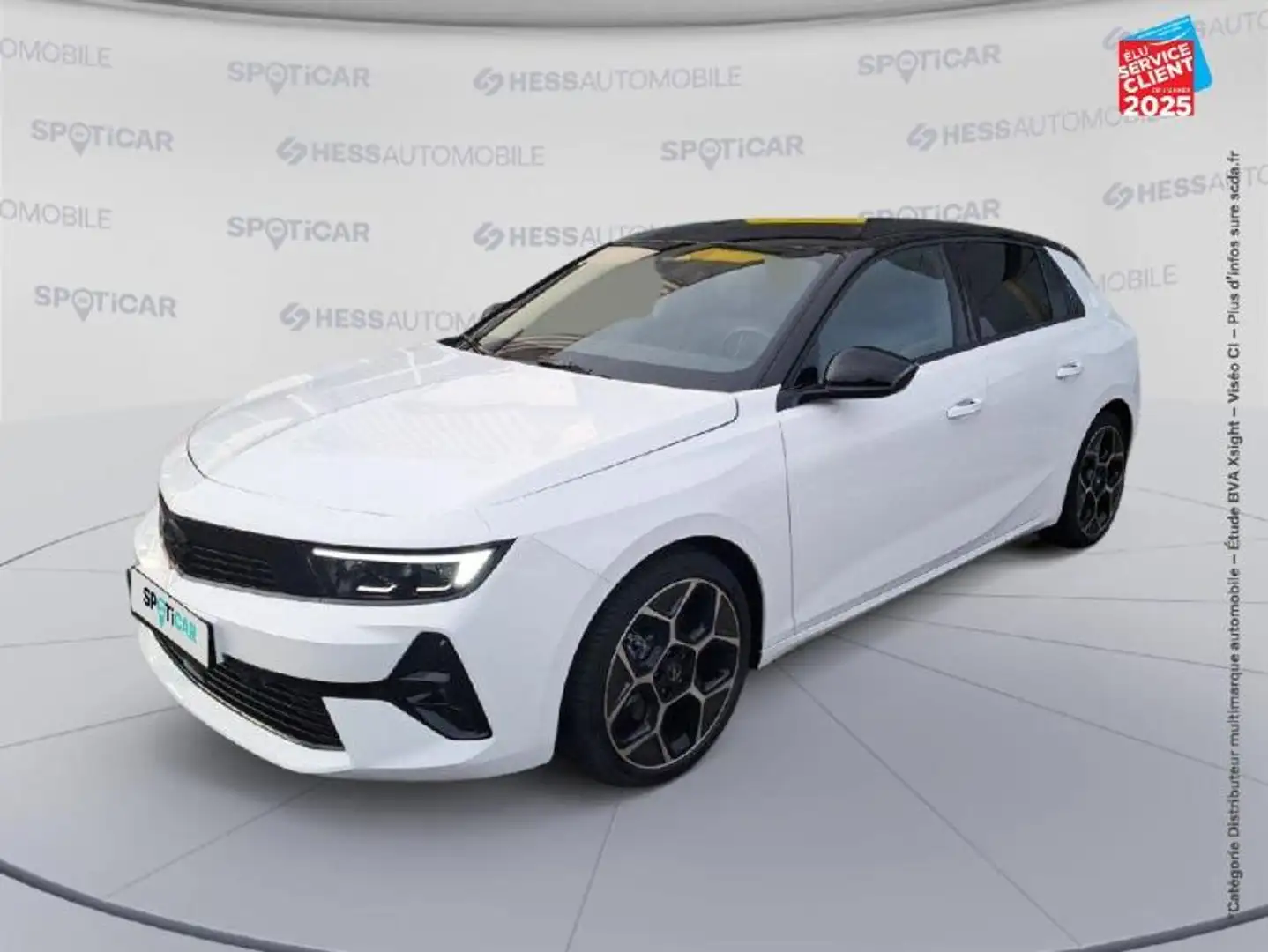 Opel Astra 1.2 Turbo Hybrid 136ch GS e-DCT 6 Blanc - 1