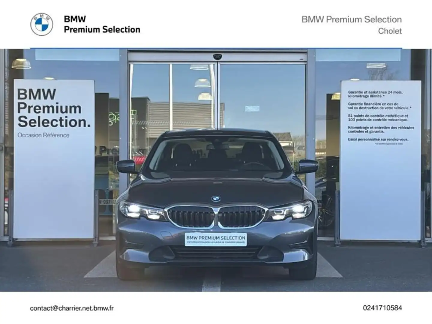 BMW 318 318dA MH 150ch Business Design Gris - 2