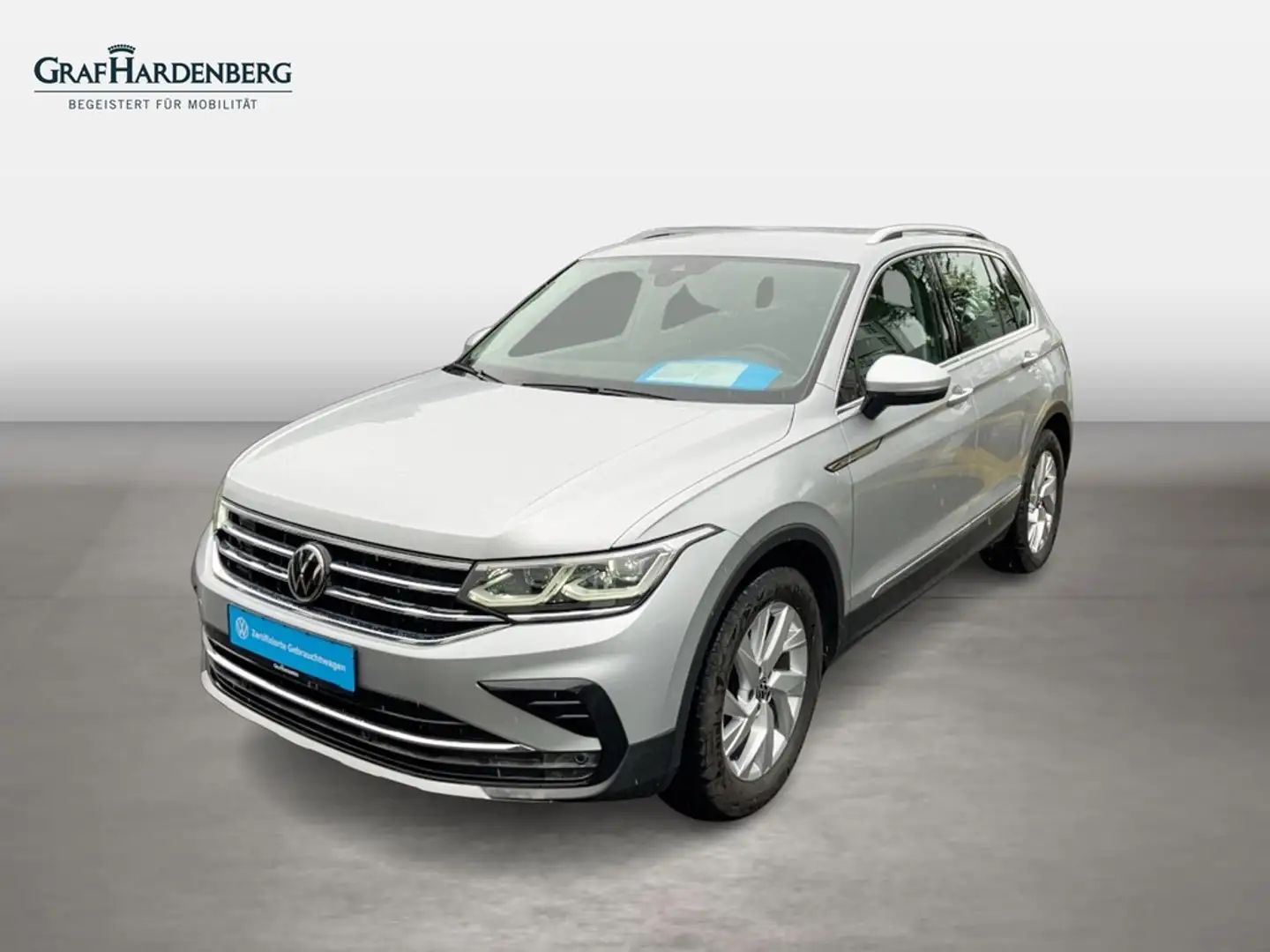 Volkswagen Tiguan 2.0 TDI DSG Elegance ACC LED AHK Navi Silber - 1