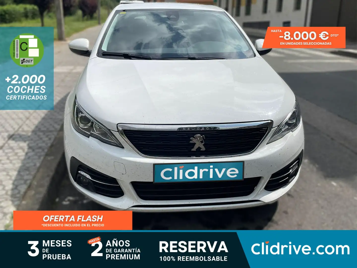 Peugeot 308 1.6 BlueHDi Style 100 Blanco - 1