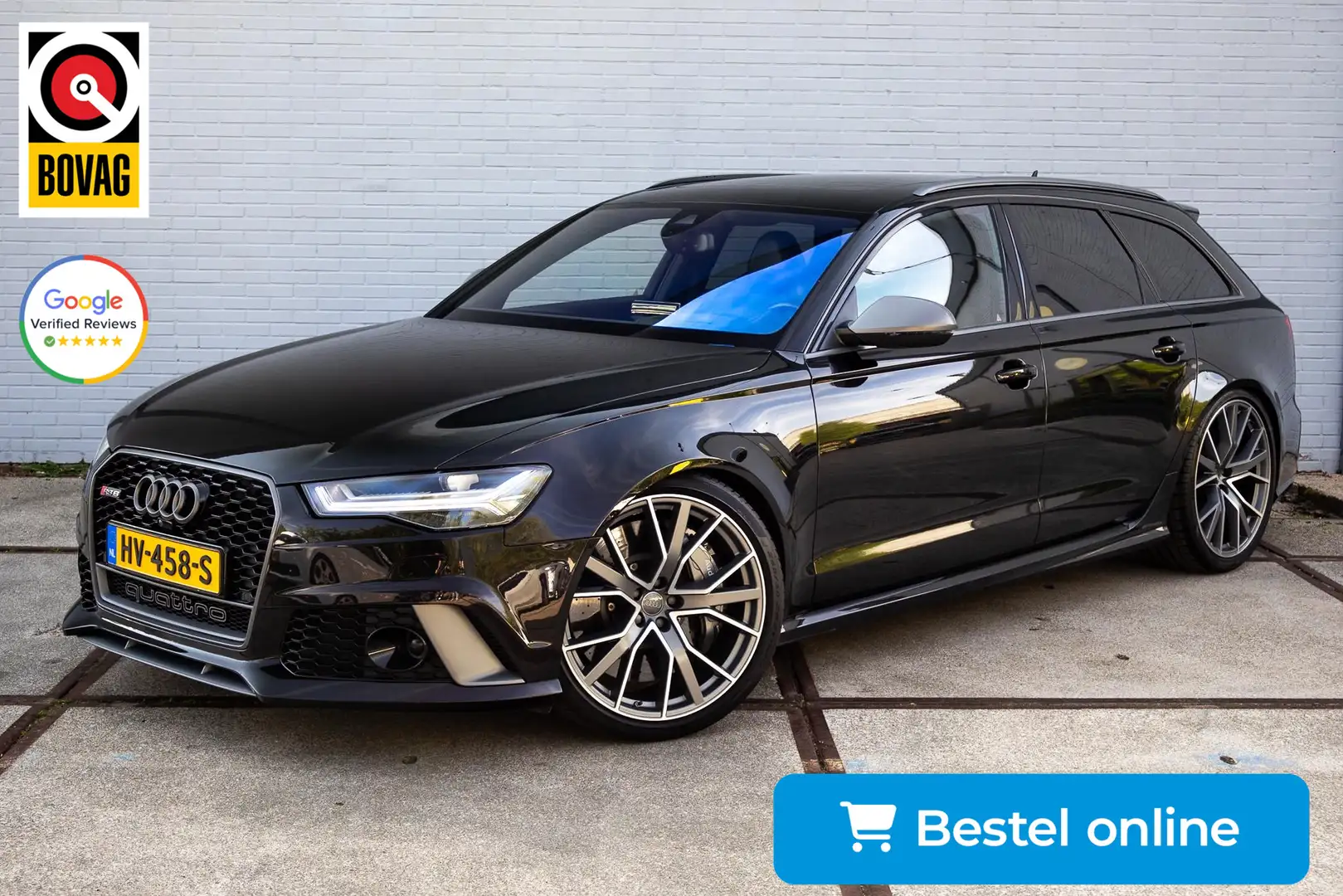 Audi RS6 4.0 TFSI quattro performance Pro Line Plus Keramis Zwart - 1