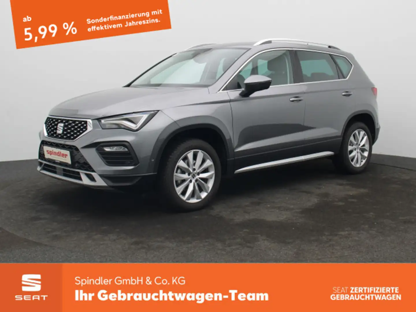 SEAT Ateca Xperience 1.5 TSI DSG / LED, ACC, AHK, RFK Gris - 1