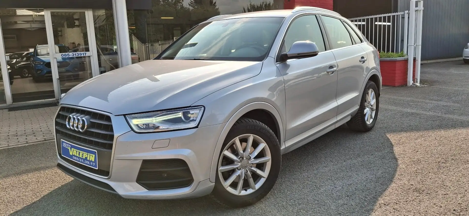 Audi Q3 Q3 1.4TFSI 150cv S-tronic CUIR/GPS/BT/XENON/APS x2 Argent - 1
