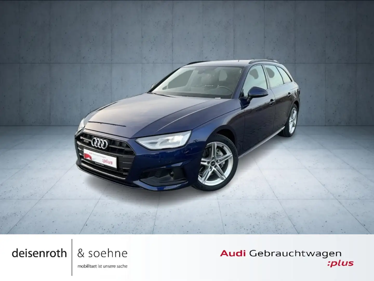 Audi A4 Avant advanced 40 TDI qu Nav/ACC/Leder/sound/Busin Blau - 1