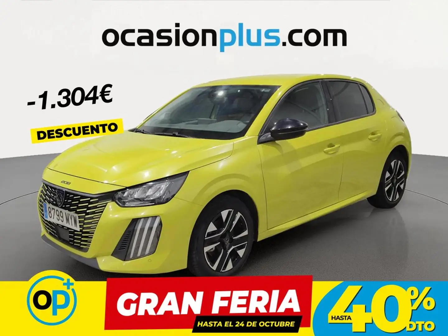 Peugeot 208 1.2 Puretech S&S Allure 100 Amarillo - 1