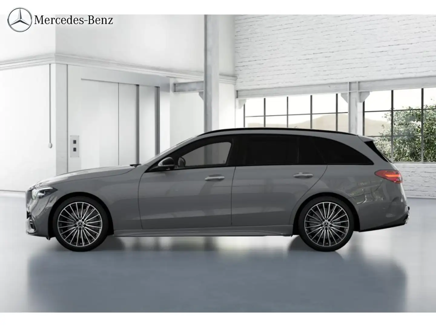 Mercedes-Benz C 220 d T AMG MBUX+360°K+DIG-LED+Pano+AHK+Distro Grigio - 2