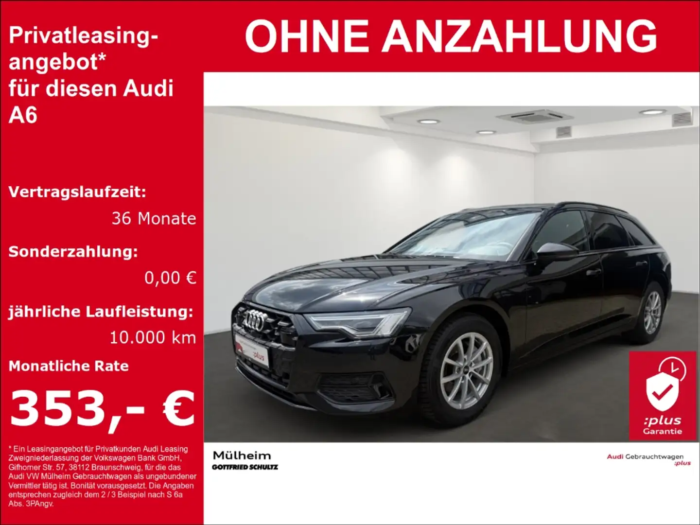 Audi A6 Avant 40 TDI quattro S-tronic MATRIX NAVI KAMERA E Noir - 1