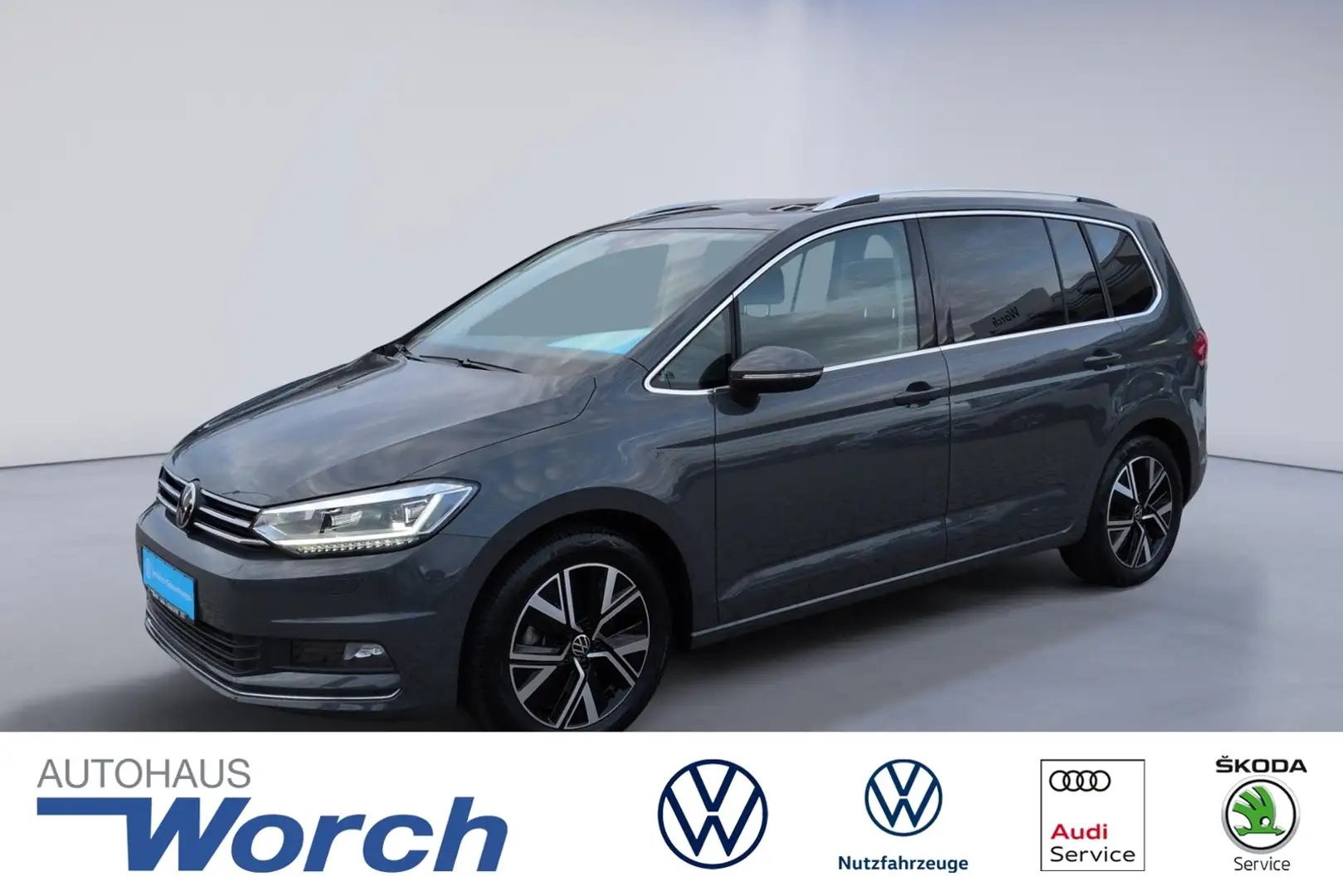 Volkswagen Touran 2.0 TDI DSG Highline PANO+NAVI Grau - 1
