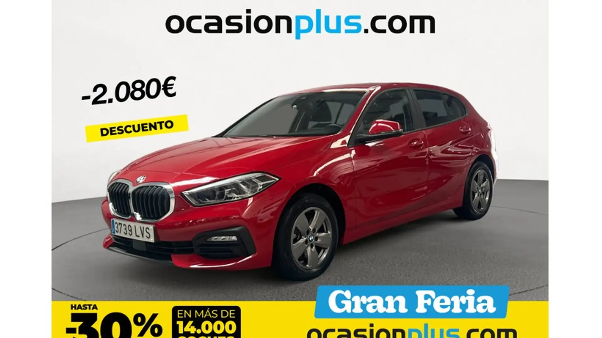 BMW 118 118d Business Rouge - 1